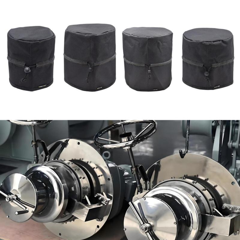 Universal Yacht Winch Cover Oxford Cloth Adjustable Drawstring for Boat Protection Outdoor Supplies