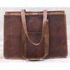 Women's Handmade Brown Real Leather Tote Bag Shoulder Handbag Retro Lady Purse