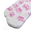 LittleForBig Coral Socks (2 pairs) with a Cute Cat Paw Print, Cherry Blossom Pink
