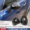 For Bmw Mini Cooper S Hatchback Convertible R50 R52 R53 The Black Flag Rear View Mirror Covers Decoration Car
