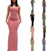 2022 Peach Pure Desire Slimming Spaghetti Strap Fishtail Dress