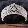 Bridal Crown Red Rhinestone Tiara Wedding Photo Accessories Wedding Dress Hair Accessories Crown
