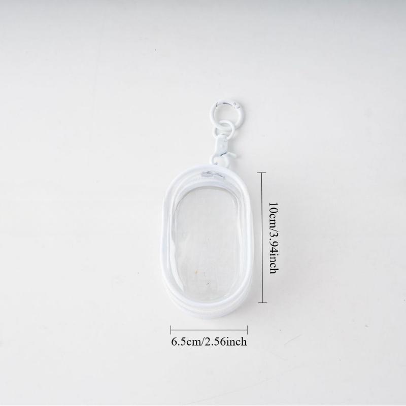 Jewelry Organizer Transparent Storage Box Data Line Bag Storage Case Thicken Wallet Cute Doll Bag Organization