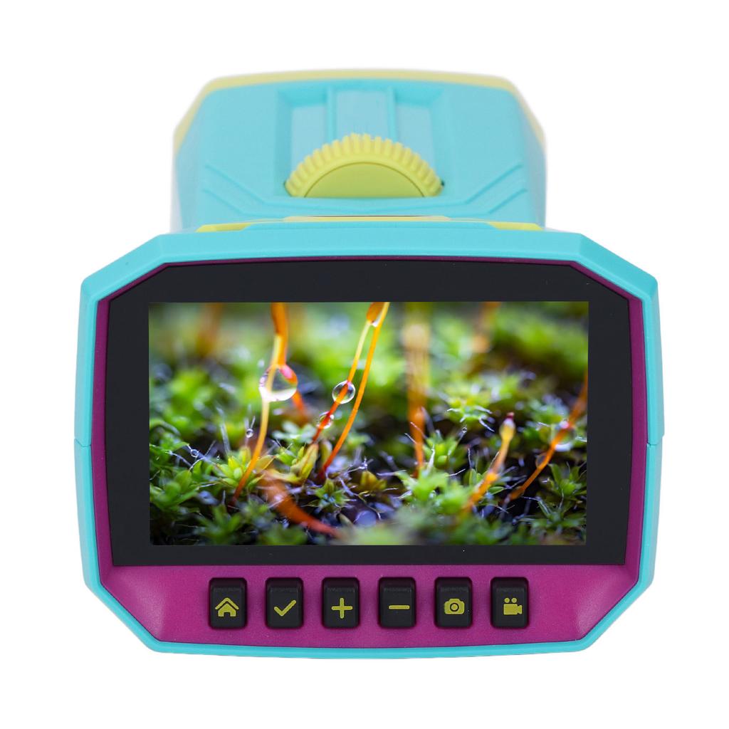 Handheld Digital Microscope Portable Mini Pocket Camera HD 3in IPS Screen for Student Science Experi