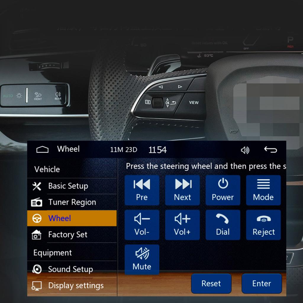Ресивер одинарного DIN - Встраиваемая автомобильная стереосистема с 5-дюймовым многоцветным сенсорным дисплеем - Аудиовидеосистема
