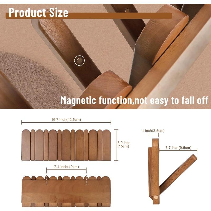 Wall Coat Rack for Entryway,Wooden Modern Heavy Duty Retractable Wall Mounted for Hallway Bathroom Bedroom for Hanging Jacket Towel Backpack Bag