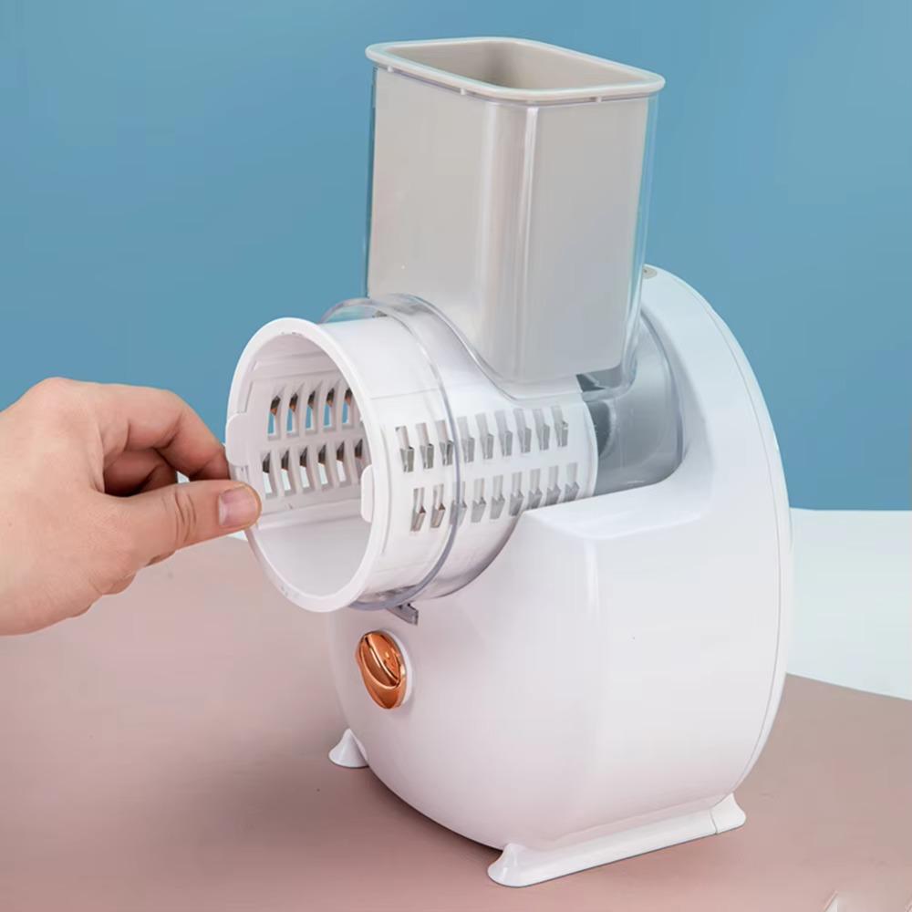 Automatic Electric Rotary Vegetable Shredder Efficient Vegetable Slicer Cheese Grater Potato