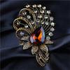 Luxury Full Crystal Exaggerated Broocch Badges For Women Men Elegant Rhinestone Waterdrop Pin  Lady Clothing Coat Corsages