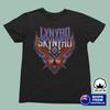 26 Lynyrd Skynyrd Крылатая Гитара Винтажный Логотип Футболка Группы - Мужская и Женская Унисекс Футболка