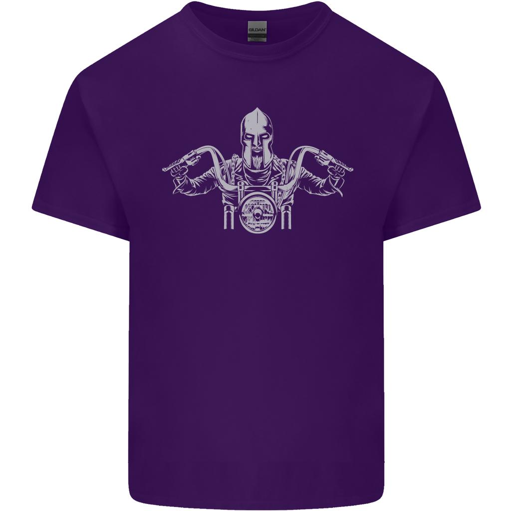 Spartan Biker Motorbike Motorcycle Unisexs Light Cotton TShirt