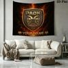 Custom Name PAOK FC2Printed Tapestry – Wall Hanging for Bedrooms, Dorms, and Home Decor