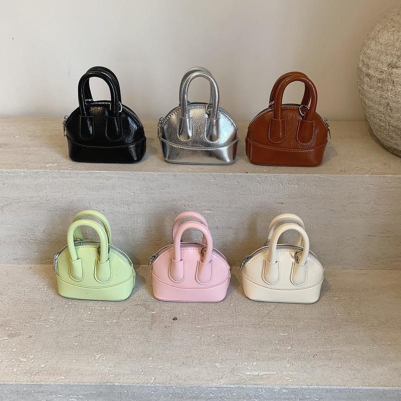 Городская минималистичная сумка-ракушка из ПУ с молнией для повседневного использования для девушек