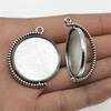Подойдет круглый 30-35 мм стеклянный кабошон основание подставка подставка аксессуары части пара ювелирные изделия массивные модные вещи