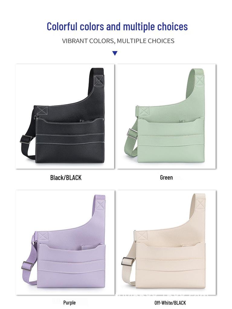 Прозрачная поясная сумка для парикмахерских ножниц - Портативная сумка-кроссбоди из ПУ для парикмахерского дела и груминга домашних животных