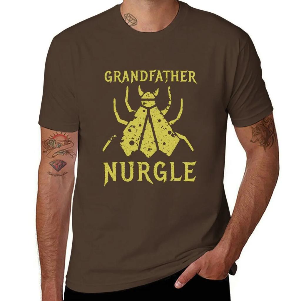 Papa Nurgle Fly T-Shirt oversized graphic tee plain anime stuff vintage clothes t shirts for men