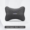 FED3   Car Seat Neck Pillow Leather Memory Cotton Headrest For BMW Performance F30 E90 F20 E46 X7 X6 Car Interior Head Support keychain