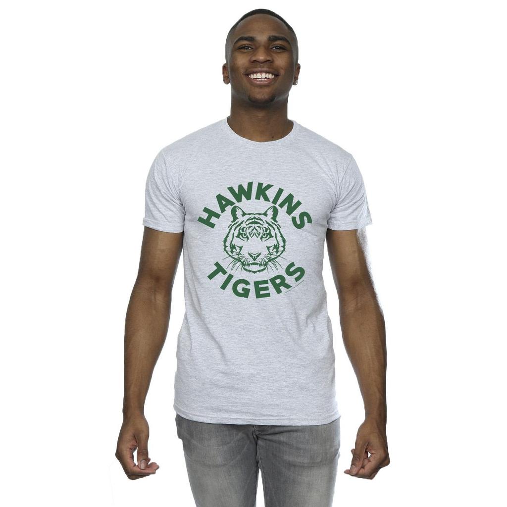 Netflix Mens Stranger Things Hawkins Tigers T-Shirt
