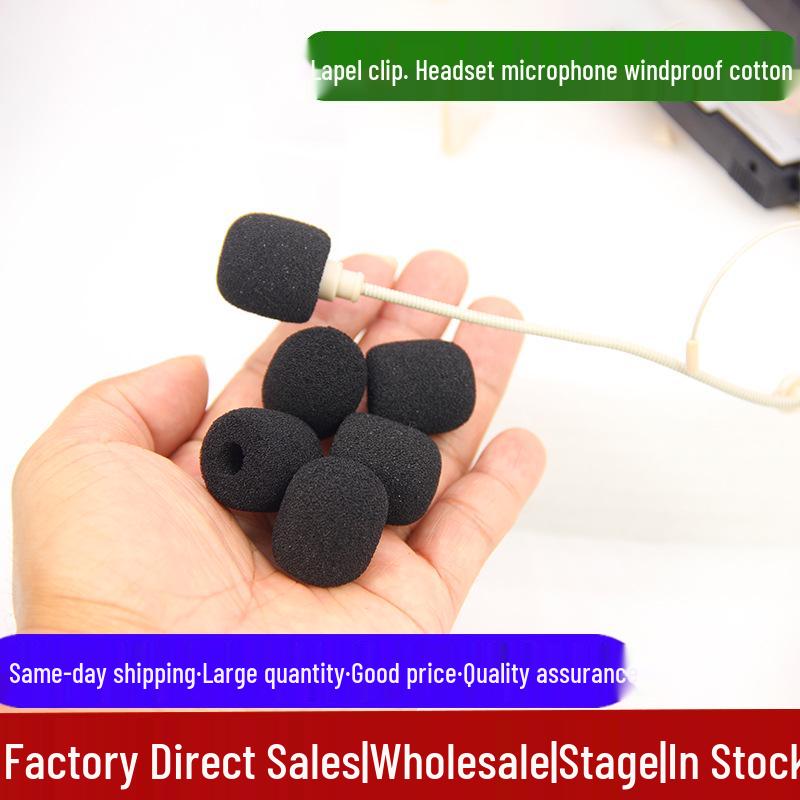 Little Bee Headset Mic Windscreen Sponge Cover for Earphones & Headphones