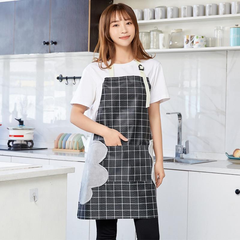 Фартук без рукавов в полоску, водонепроницаемый дизайн, ткань Оксфорд, для энтузиастов кулинарии