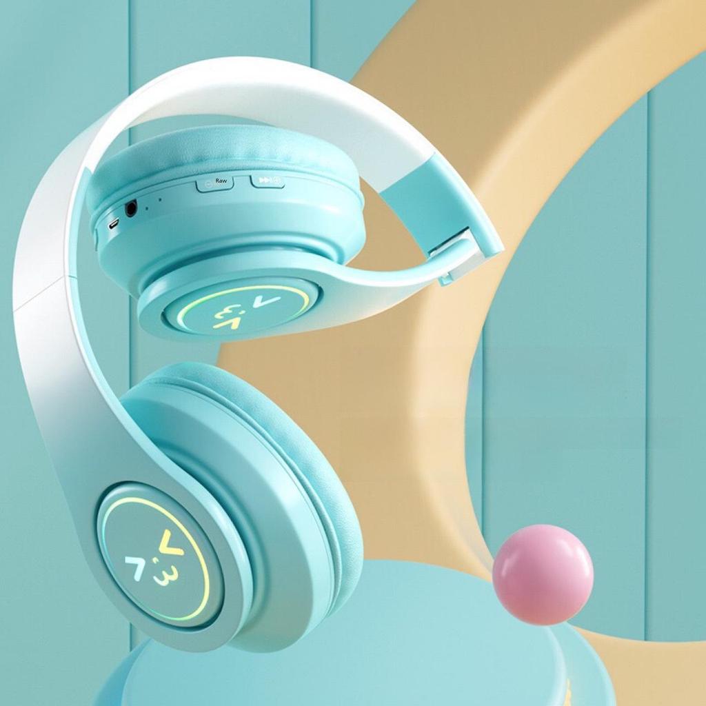 Беспроводная игровая гарнитура B39pro Gradient Bluetooth — складная, с креплением на голове