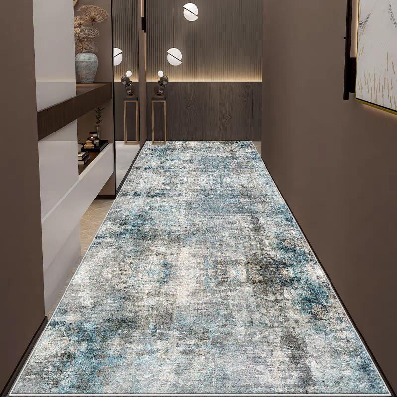 Современный ковер-дорожка для коридора для украшения прихожей, гостиной, дома, прохода, напольные коврики, роскошный декор прихожей, ковер-длинная полоса