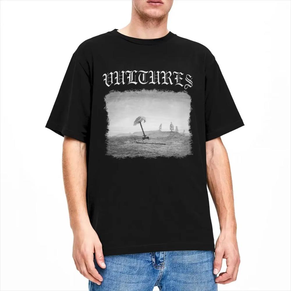 Мужская женская футболка Kanye West Vultures 1 Album Merch Hip Hop Rap футболка одежда повседневная футболки для взрослых