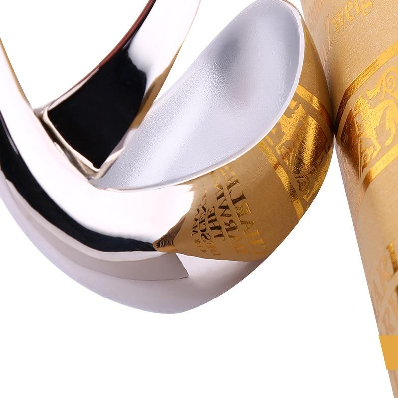 Korean Creative Thick 304 Stainless Steel Coffee Tea Long Handle Spoon Swan Cutlery Set