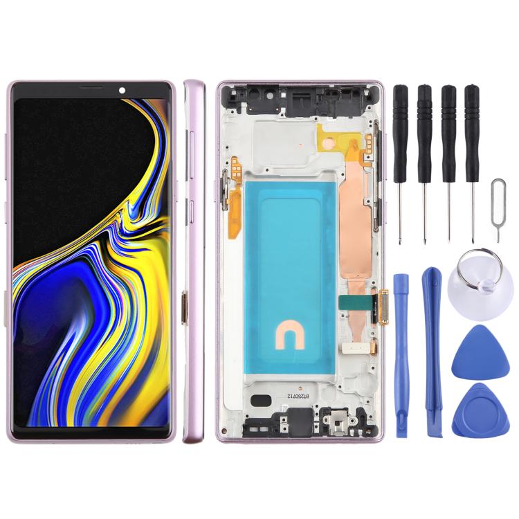 Для Samsung Galaxy Note9 SM-N960F 6,33 дюйма TFT ЖК-экран Дигитайзер Полная сборка с рамкой