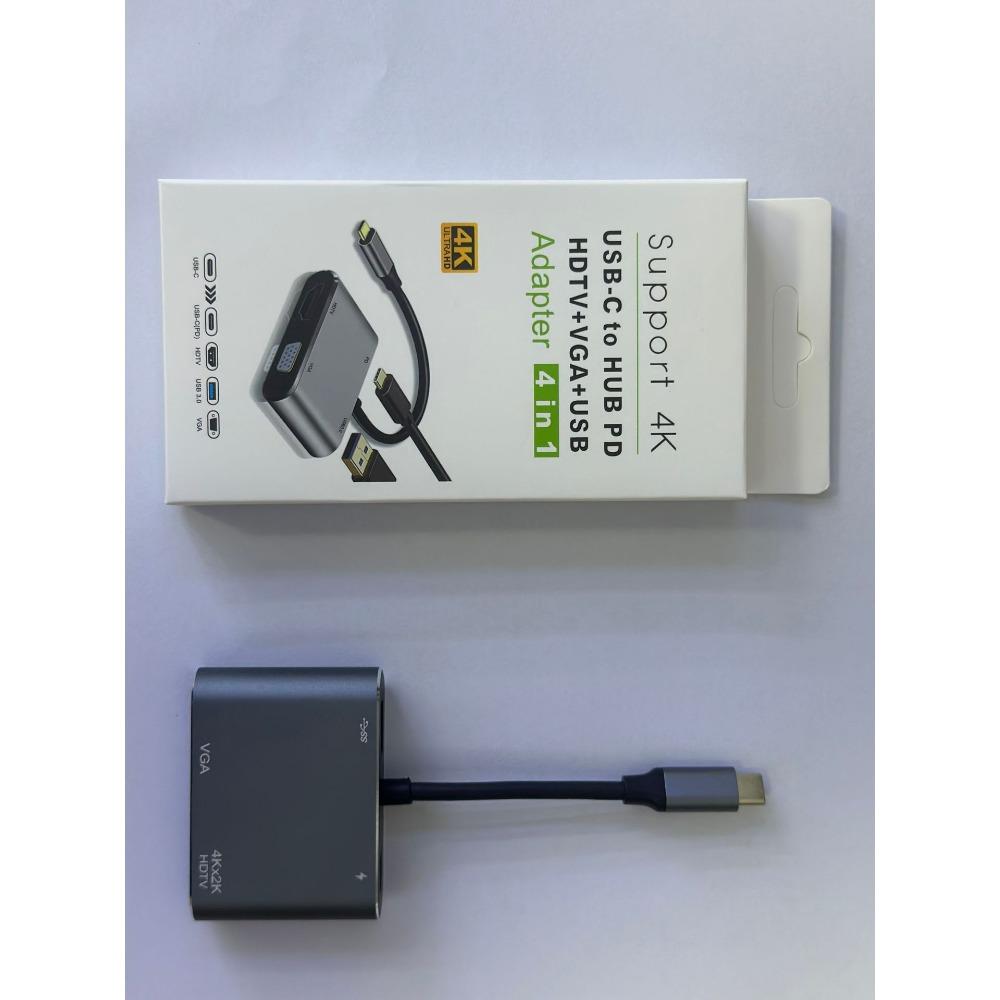 8 в 1 USB C Hub для MacBook iPhone с Ethernet USB SD Card Reader Type C адаптер Multiport Dock