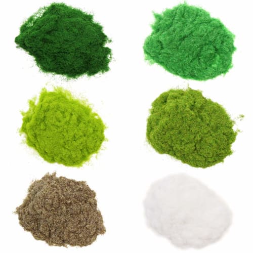 Artificial Grass Powder, Model Grass, 2mm, Scenery Collection, Glass Model Buildings, Decorations, Landscapes, Miniature Gardens, Model Trains, Dioram