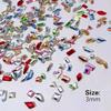 100 шт. Мини маленькие бриллианты для нейл-арта, плоские стразы для ногтей, кристаллы специальной формы, камни для нейл-арта, украшения