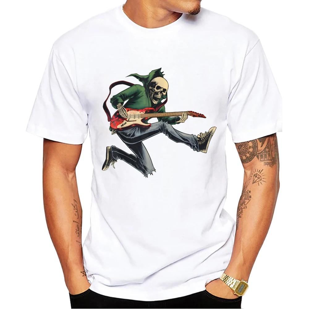 TEEHUB Винтажная гитара Идеальный музыкант принтованная мужская футболка с коротким рукавом уличные футболки забавные футболки крутая базовая футболка