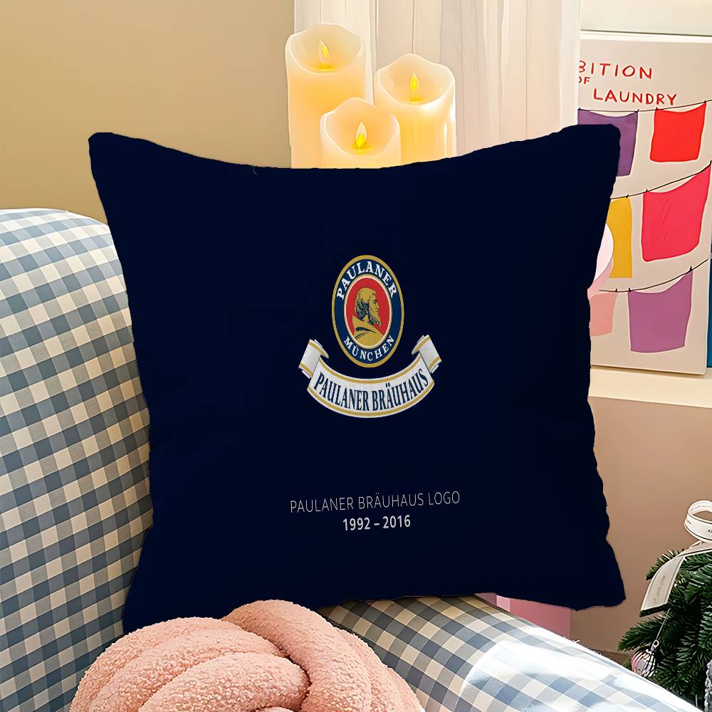 German Beer PPaulaner Cushion Cover Decorative Pillow Sofa Home Decor case pillow cases