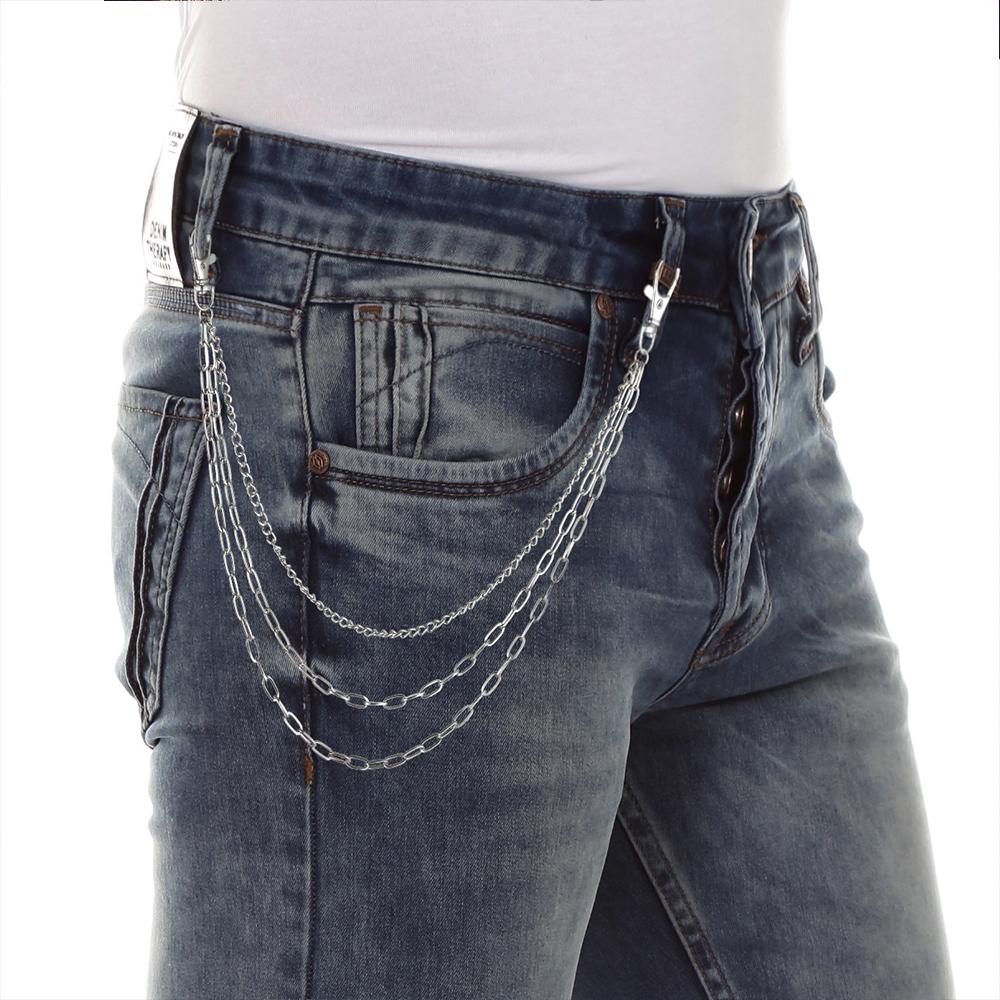 Women Punk Jewelry Jeans Jewerly Hip Hop Chain Keychain Pants Chain Trousers Decoration Waist Chain
