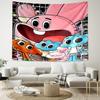 1pc The Amazing World of Gumball Tapestry, Living Room, Bedroom, Office, Party Decor, Ideal Festive Gift