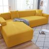 Чехлы для диванов на 1/2/3/4 места, эластичные чехлы для диванов из флиса, спандекс, L-образные чехлы для диванов для защиты мебели для гостиной