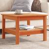 Coffee Table, Wax Brown, 45x45x40 Cm, Solid Pine Wood