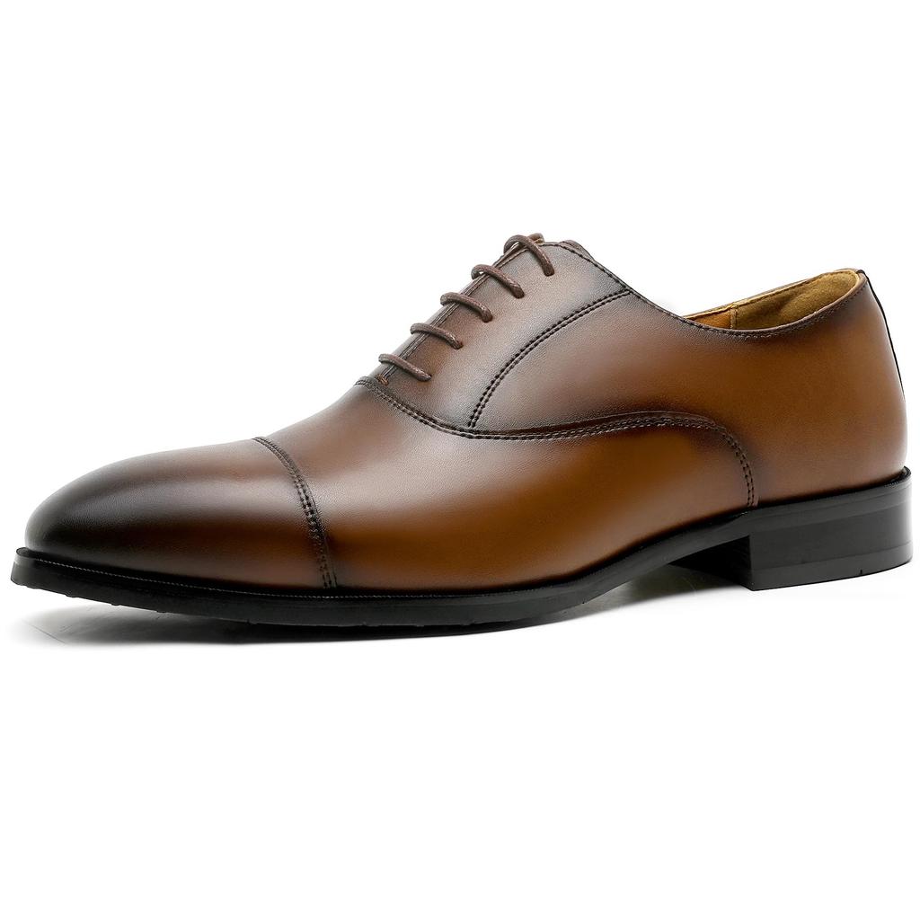 Business Leather Dress Straight Luxury Genuine Inner Premium [Fox Sense] Shoes, Shoes, Men's Shoes, Tip, Men's Shoes, Leather, Feather, Lightweight,
