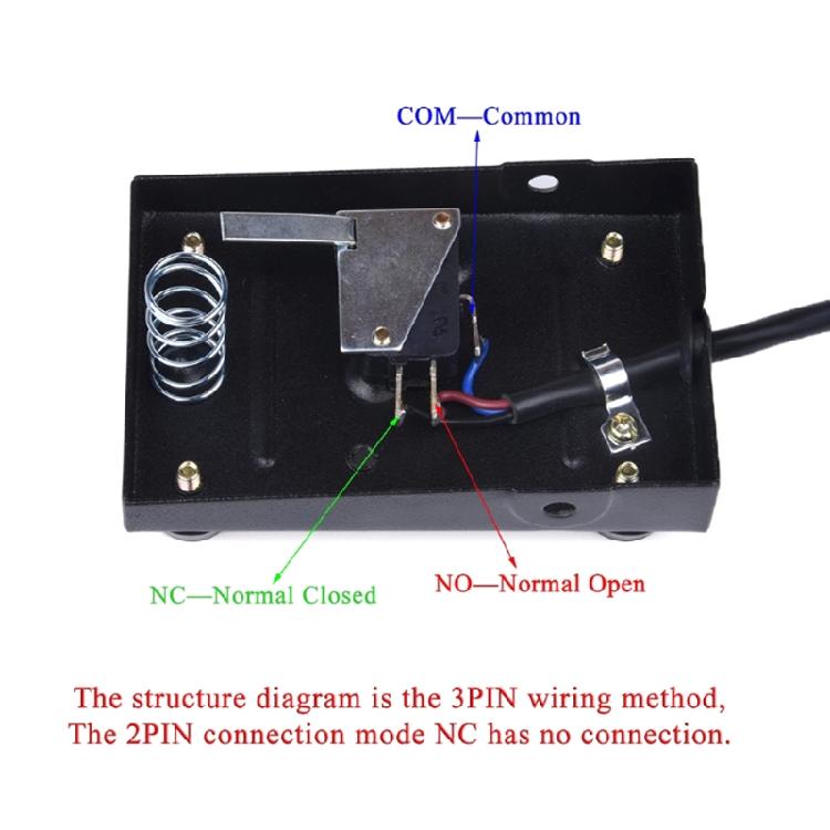 Ручной металлический ножной переключатель для управления заводским, больничным, испытательным прибором