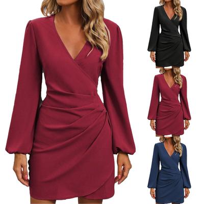 Женское повседневное однотонное модное сексуальное платье элегантное дорожка