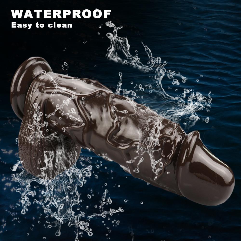Коричневый гигантский фаллоимитатор на присоске, мягкие фаллоимитаторы для пар, пенис, анальная пробка, женская мастурбация, секс-игрушки для женщин, фаллоимитаторы, игрушки для взрослых