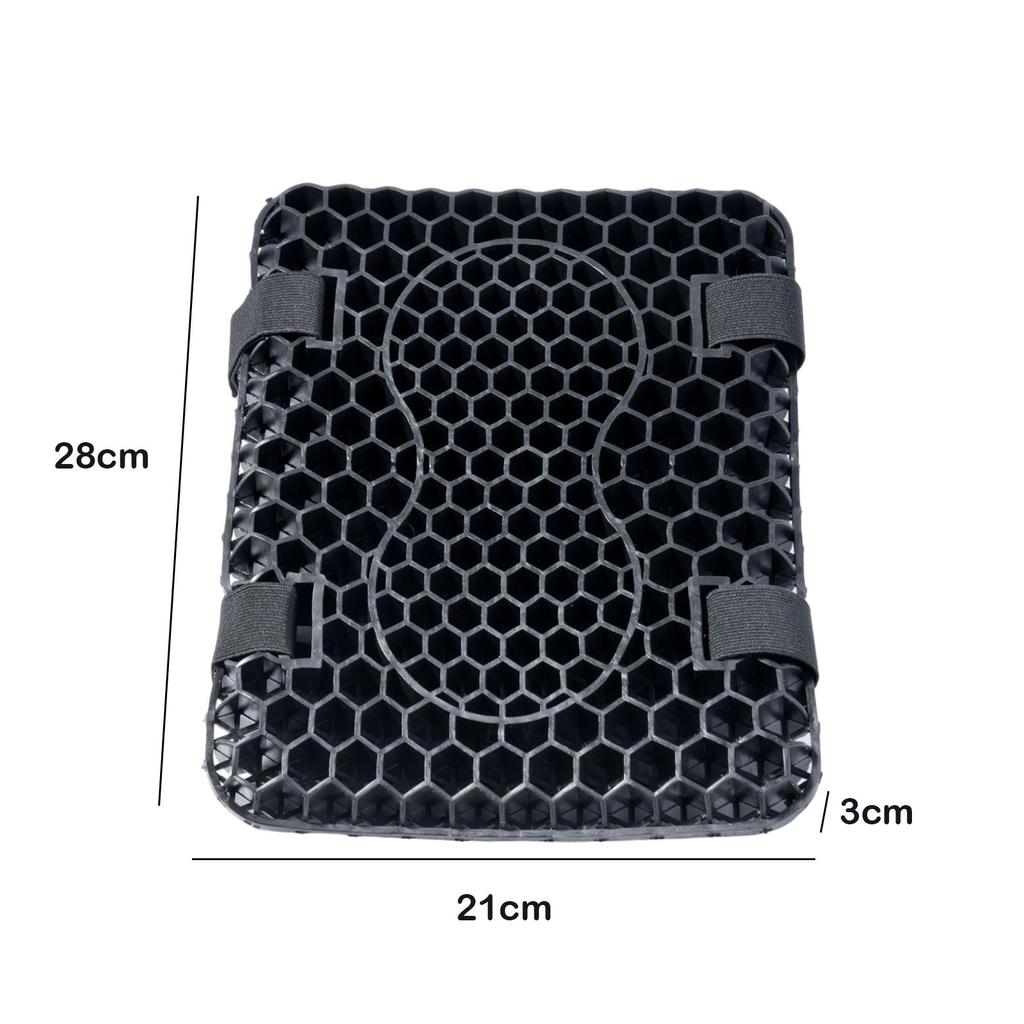 Motorcycle Seat Cushion Shock Absorption Accessories Motorcycle Bench Cushion Non Slip for Winter Long Distance Cycling