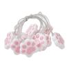Cat Paw Fairy String Lights PVC String Lamp Cute LED Night Lights  Outdoor Courtyard