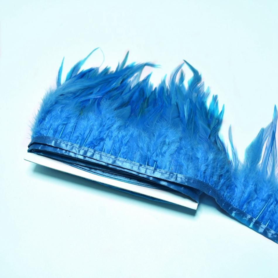 10 метров натуральная тесьма из перьев для шитья одежды, ручной работы, перья для вечеринки, свадьбы, перья для рукоделия, DIY украшение 10-15 см