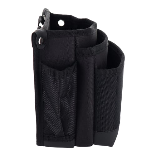 Sankyo Corporation DBLTACT 3-Drawer Waist Pouch, Black, DT-03S-BK