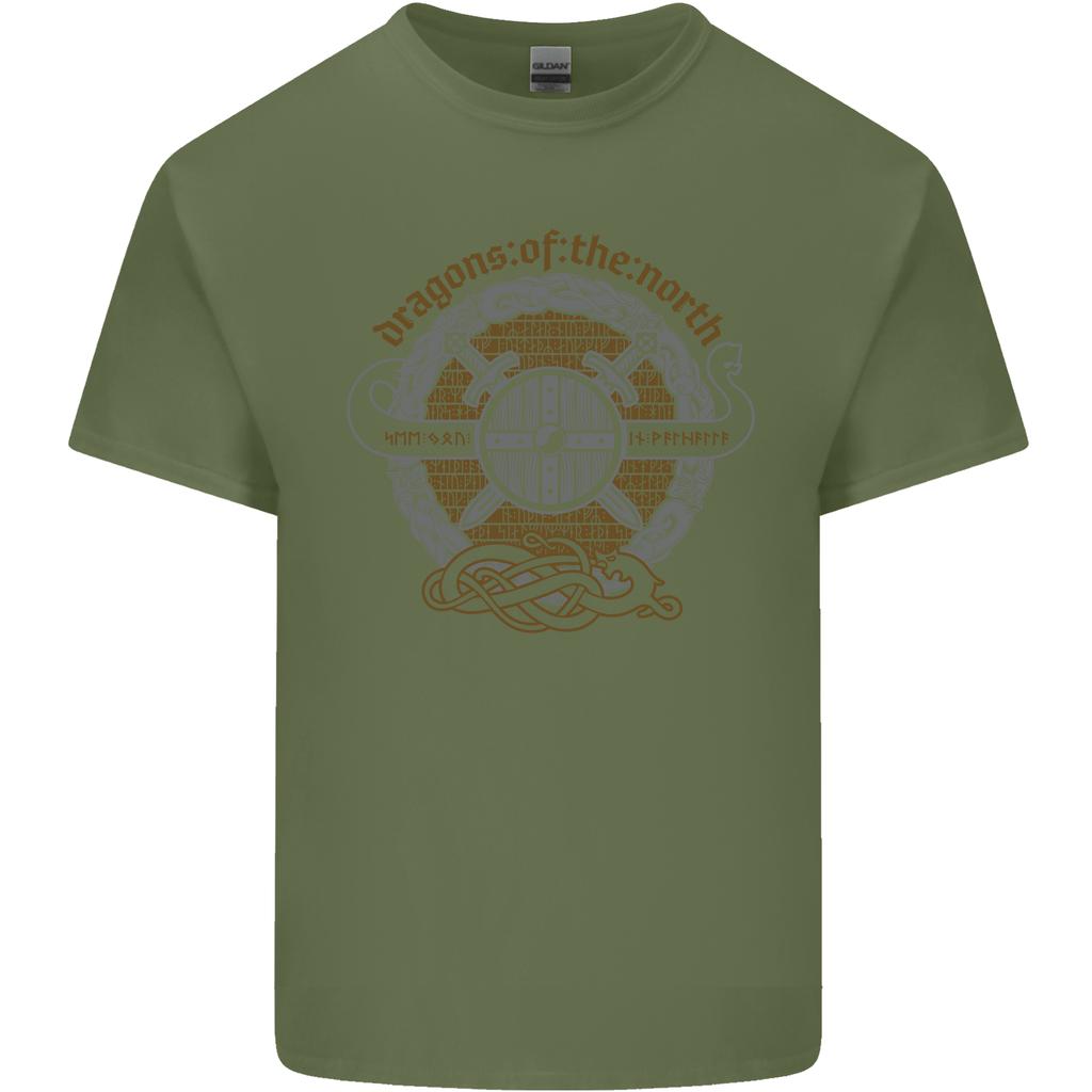 Dragons North Viking Valhalla Thor Odin Unisexs Light Cotton TShirt