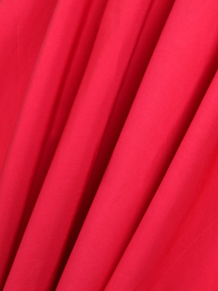 EDOLYNSA Red Women's Kaftan Long Dress Robe Holiday Cover Up Bat Sleeves Beach Dress Lounge wear Q1306