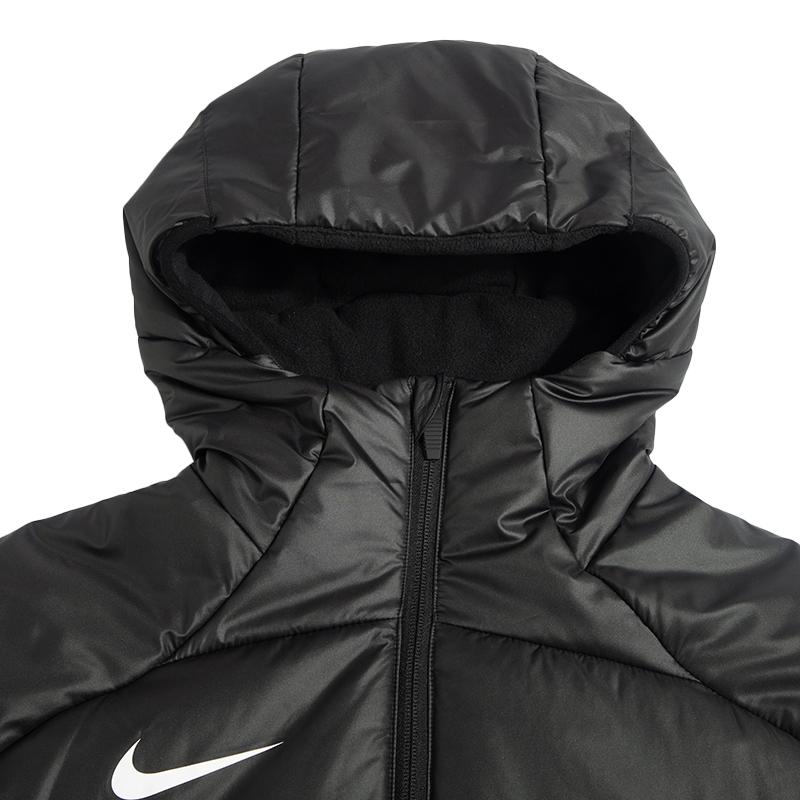 Nike Мужская ветронепродуваемая утепленная тренировочная куртка Nike Therma-FIT для футбола, черная DJ6307-010