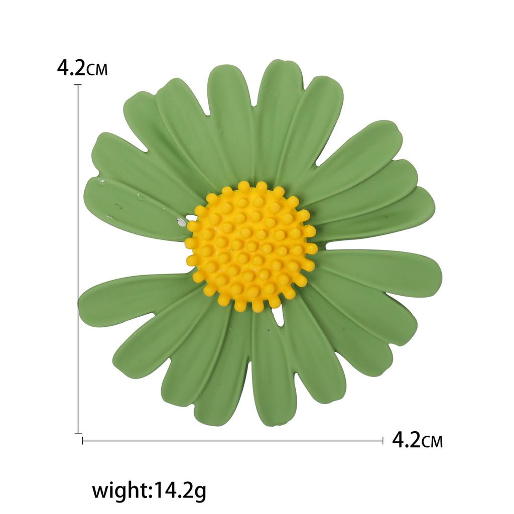 Корейская маленькая мультяшная брошь в виде ромашки, свежая и милая женская одежда, корсаж, бижутерия, цветок, булавка