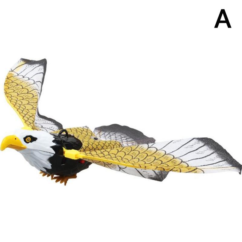 1шт светящийся репеллент от птиц висит орел с музыкой отпугиватель летающих птиц сад